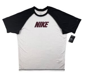 Nike Men's Shirt Logo Graphic Short Sleeve Dri Fit Size Extra Large UPF 40+